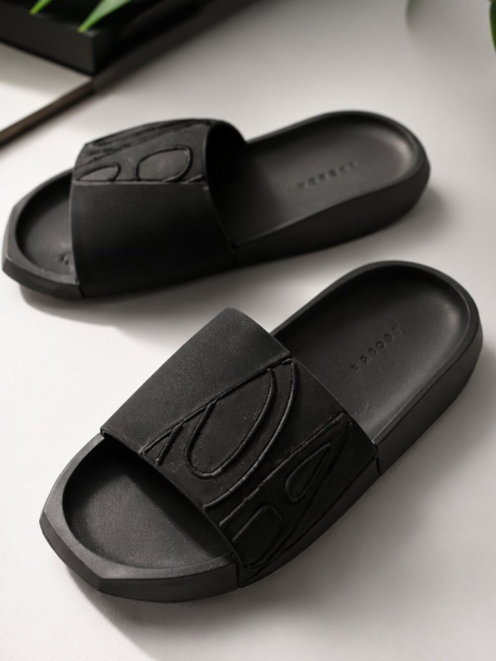 Jordan Black Comfort Slide Sandals Men's Size 10 Lightweight Slip On Casual Slid